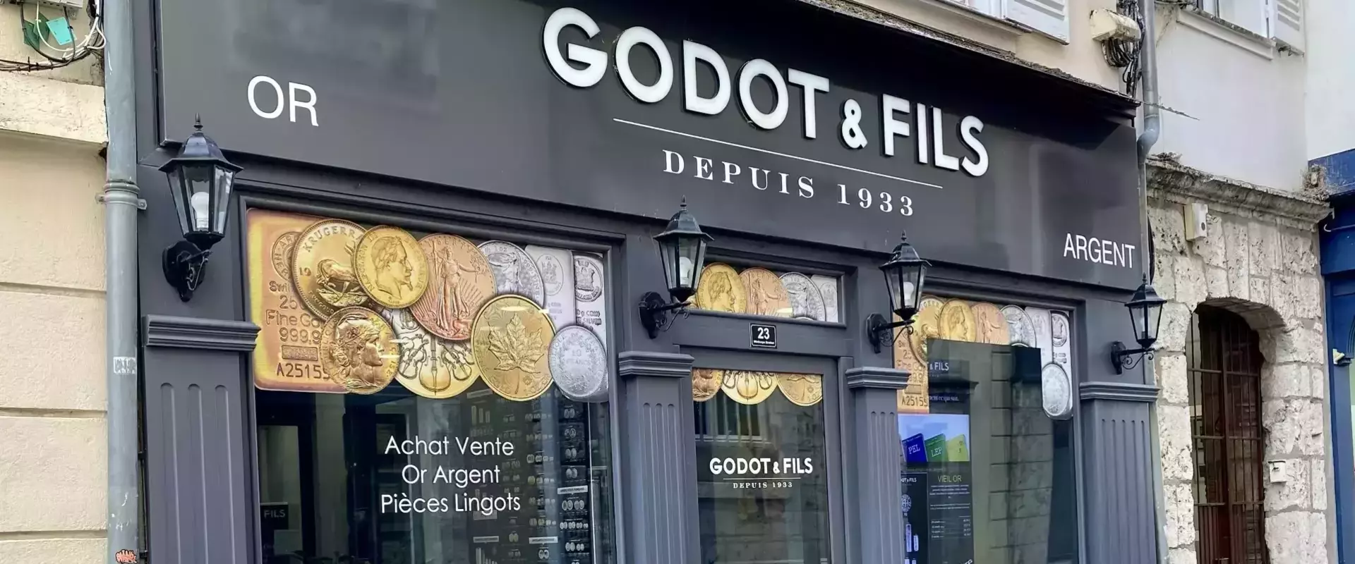Godot et Fils Chartres - Achat & vente d'or, argent et métaux précieux.